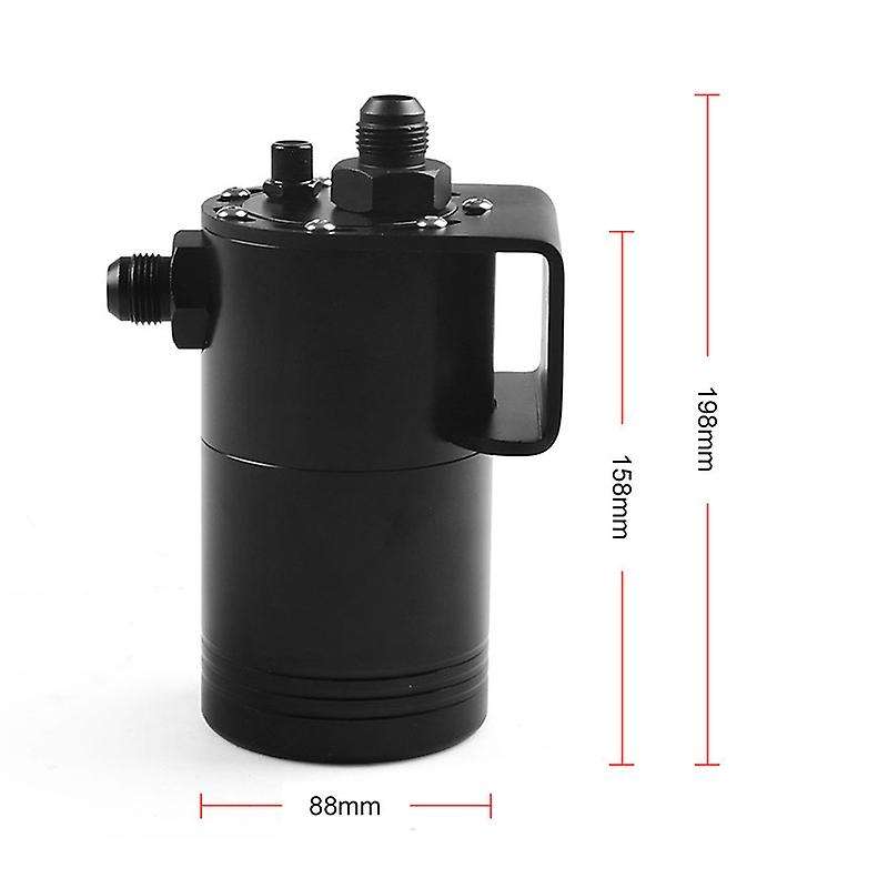 Aluminium Racing Oil Catch Tank Can Round Can Reservoir Turbo Oil Catch Can / Can Catch Universal