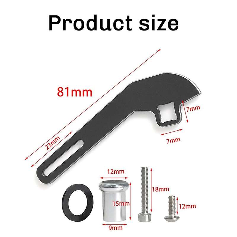 Aluminium Alloy Transmitter Steering Wheel Trigger One-Handed Control Adapter for NB4 NB4+ NB4 PRO C