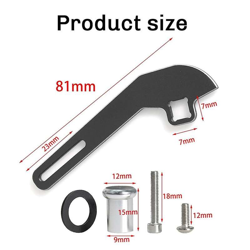 Aluminium Alloy Transmitter Steering Wheel Trigger One-Handed Control Adapter for NB4 NB4+ NB4 PRO R