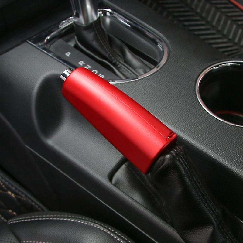Aluminum Alloy Car Interior Hand Brake Level Cover Handbrake Grips for 2015-2017