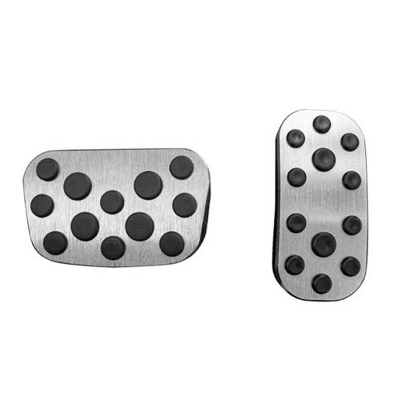 Aluminum Alloy Car Foot Pedal Pads Accelerator Gas Brake Pedal Cover for Land Cruiser 250 Prado LC25
