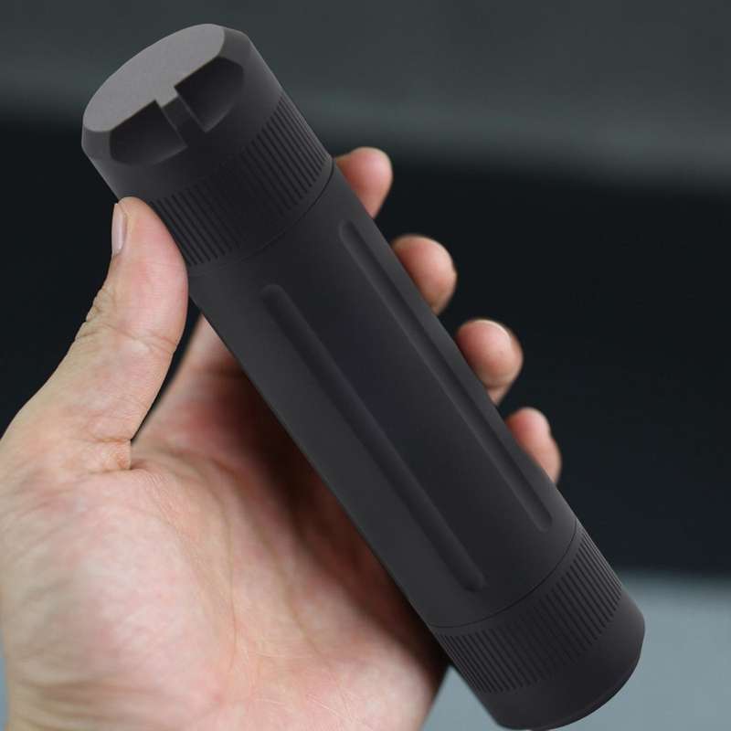 Aluminum Alloy Black Waterproof Bottle Camping Survival Seal Bottle Outdoor Tool