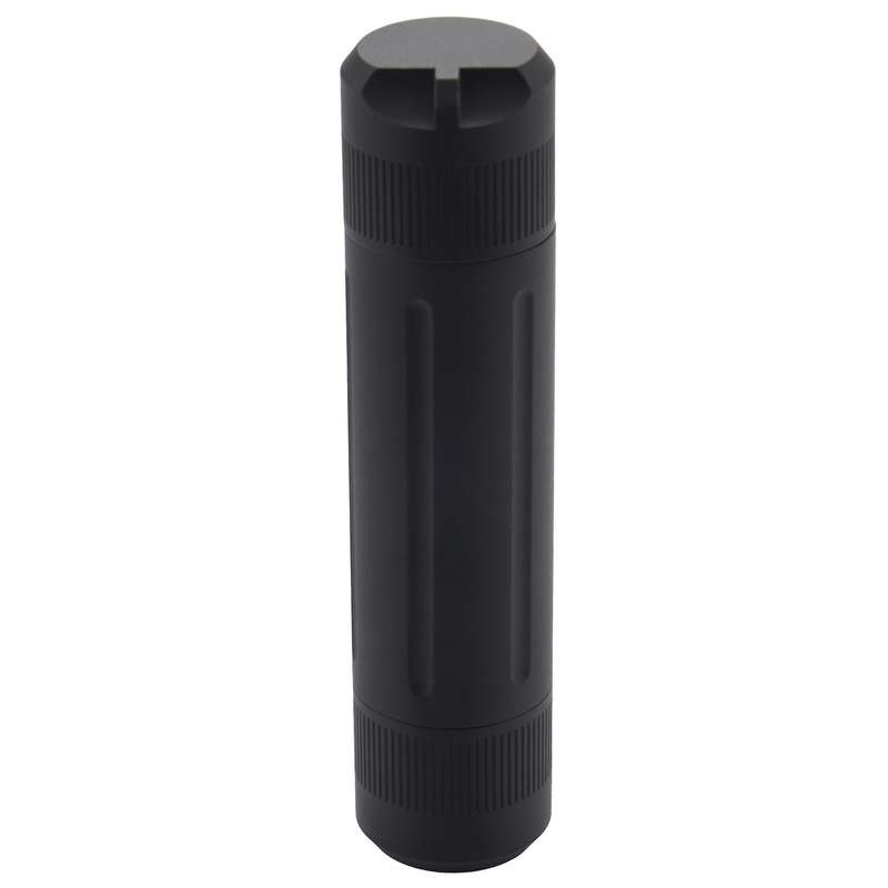 Aluminum Alloy Black Waterproof Bottle Camping Survival Seal Bottle Outdoor Tool