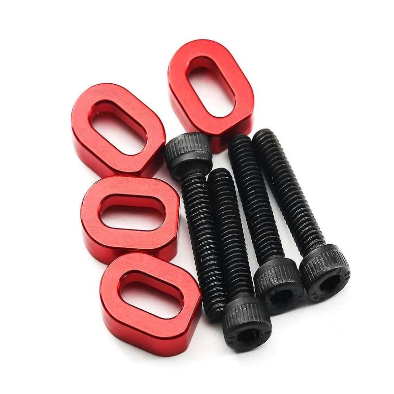 Aluminum Alloy Fixing Motor Base Reinforcement with Screws Kit for 1/5 6S Accessories Red