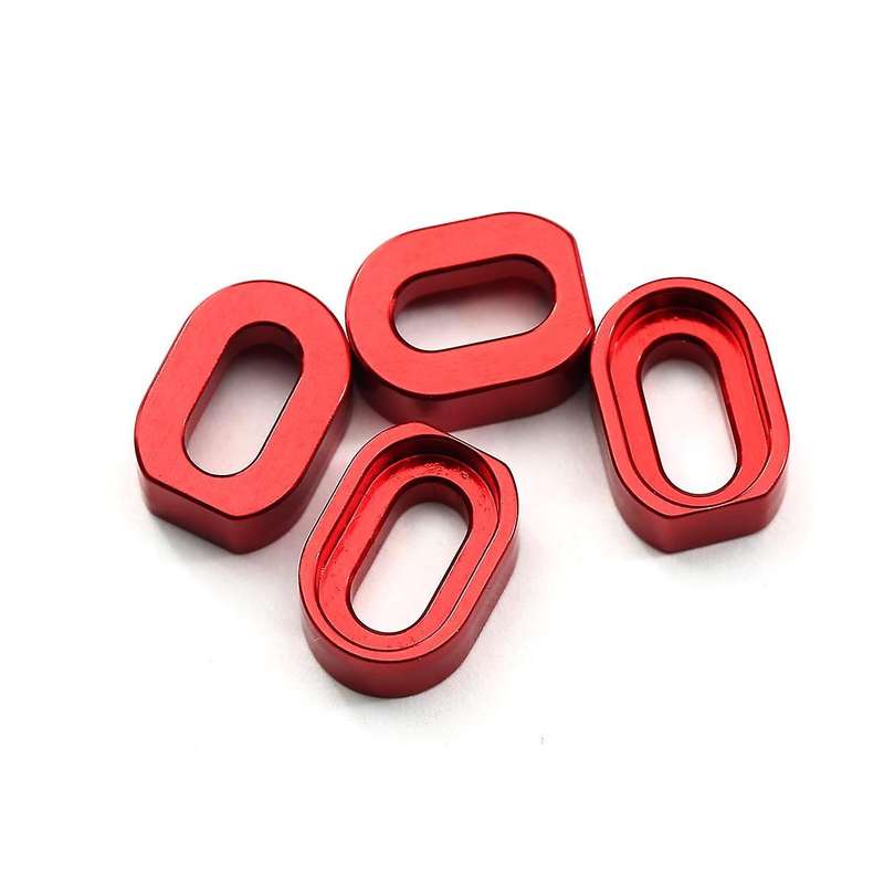 Aluminum Alloy Fixing Motor Base Reinforcement with Screws Kit for 1/5 6S Accessories Red