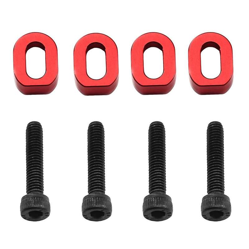 Aluminum Alloy Fixing Motor Base Reinforcement with Screws Kit for 1/5 6S Accessories Red