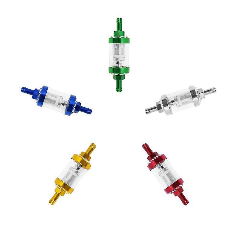 Aluminum Alloy Glass Motorcycle Gas Fuel Oil Filter Moto Accessories for ATV Dirt Pit Bike Motocross