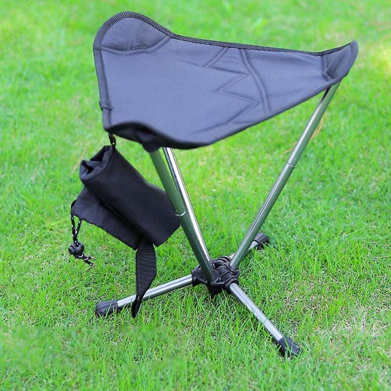Aluminum Alloy Outdoor Fishing Folding Stool Portable Stool Triple-Cornered Stool Folding Three-Legg