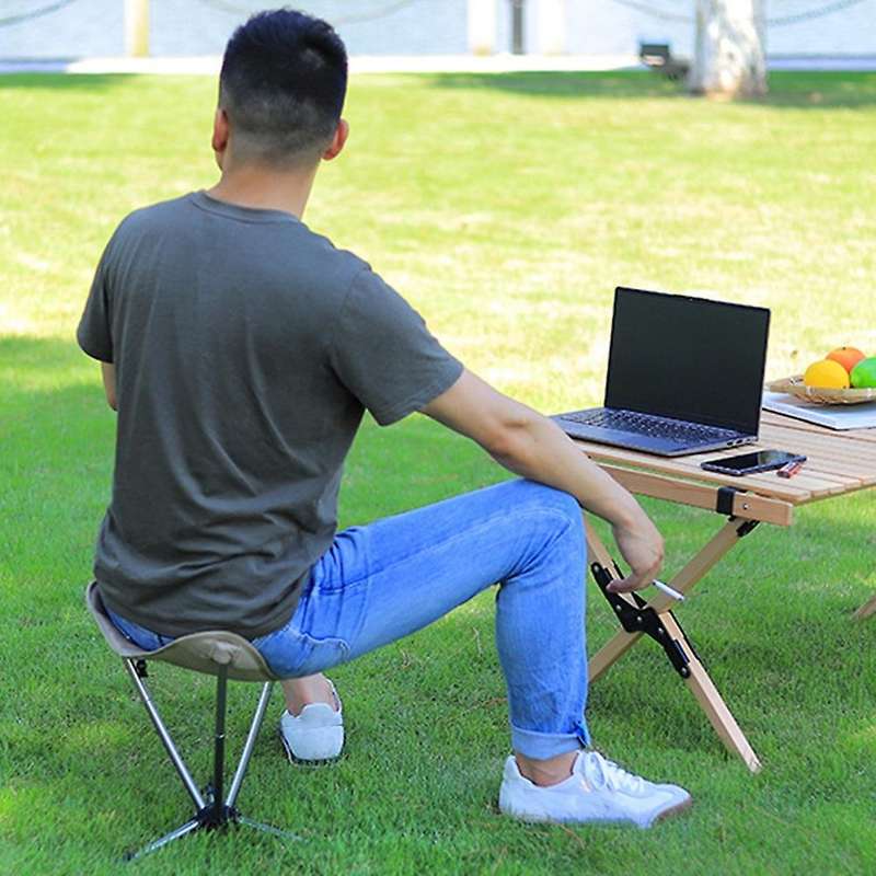 Aluminum Alloy Outdoor Fishing Folding Stool Portable Stool Triple-Cornered Stool Folding Three-Legg