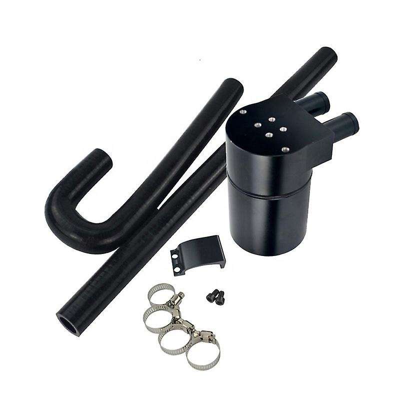 Aluminum Alloy Reservior Oil Catch Can Tank with Radiator Hose for - N54 335I 135I E90 E92 E82 2006-