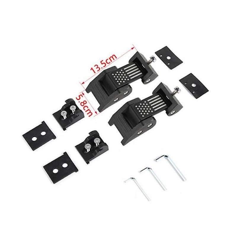 Aluminum Alloy Hood Latches Catch Kit Replacement for Wrangler JL JLU 2018 2019 2020 JT 2020