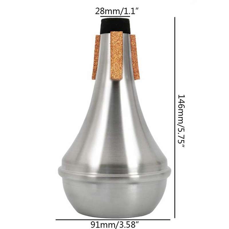 Aluminum Alloy Small Mute Mute Mute Anti-Disturbance Mute Cork Edge Protector (Noise Reduction 60%-7