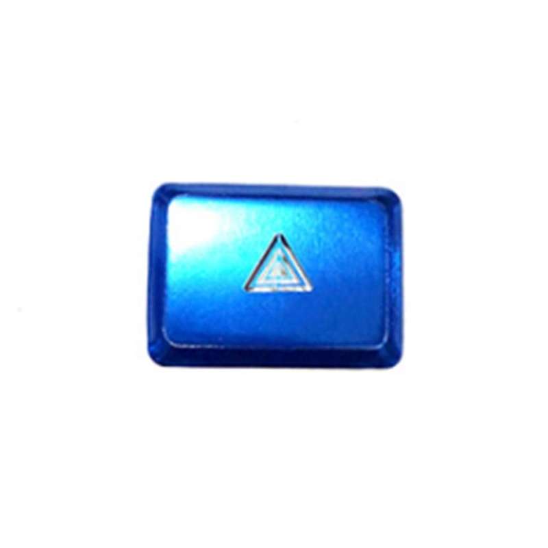Aluminum Alloy Warning Emergency Light Switch Button Cover Sticker for 11th Gen 2022 Accessories, B