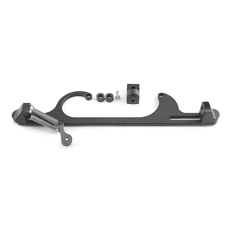 Aluminum Anodized Throttle Cable Bracket for 4150 Style Series Carburetor-Black