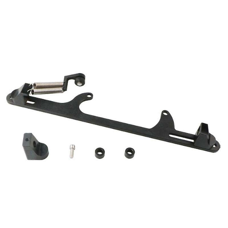 Aluminum Anodized Throttle Cable Bracket for 4150 Style Series Carburetor-Black