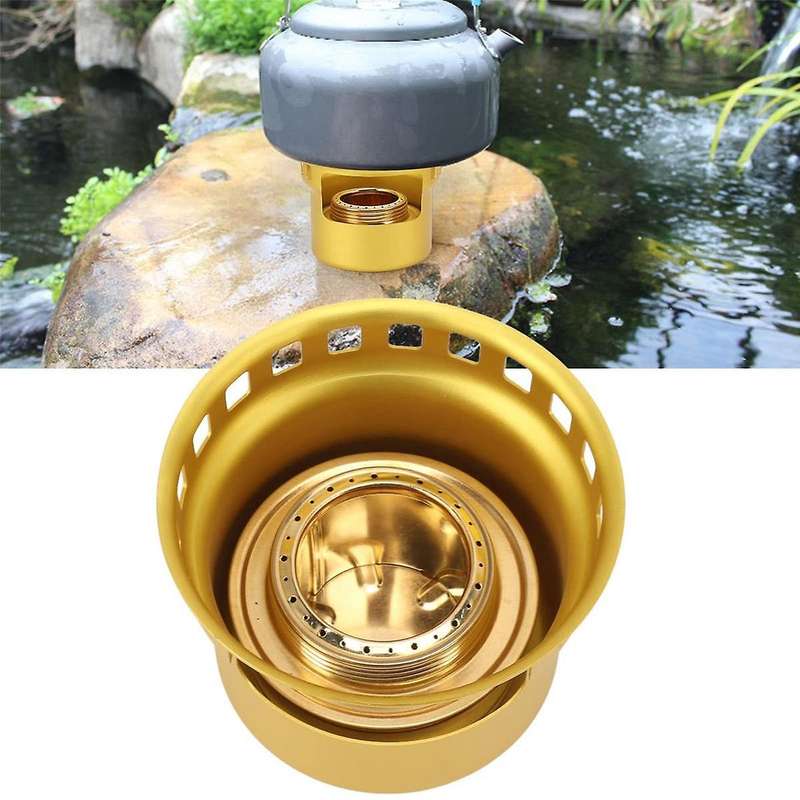 Aluminum Camping Alcohol Stoves Portable Picnic Bbq Furnace Windproof Alcohol Stoves Outdoor Cooking