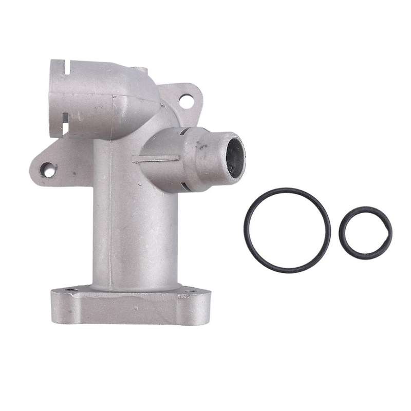 Aluminum Car Coolant Hose Outlet Connector Cooling Radiator Outlet Pipe 058121132 B5 A4 1.8T