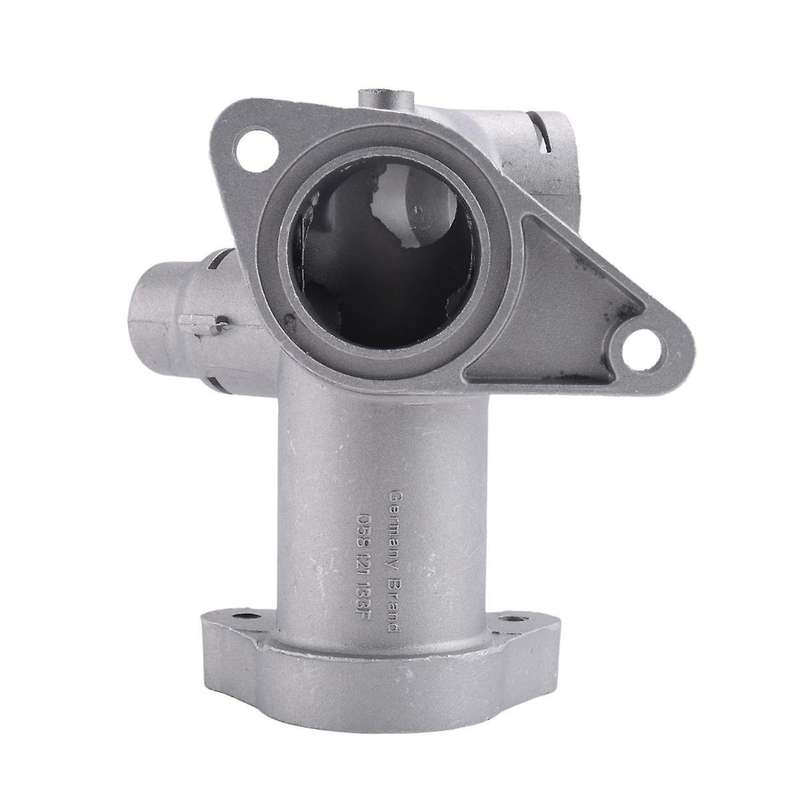 Aluminum Car Coolant Hose Outlet Connector Cooling Radiator Outlet Pipe 058121132 B5 A4 1.8T