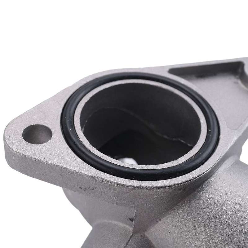Aluminum Car Coolant Hose Outlet Connector Cooling Radiator Outlet Pipe 058121132 B5 A4 1.8T