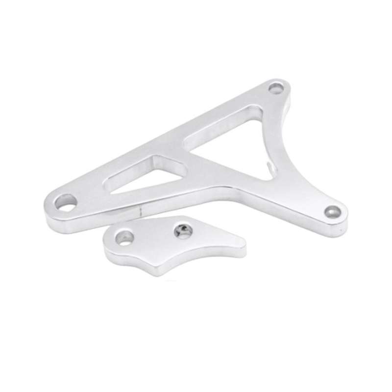 Aluminum Billet Alternator Bracket Kit for Sb Small Block 260 289 302 5.0l Engines 1968-1993 Silver