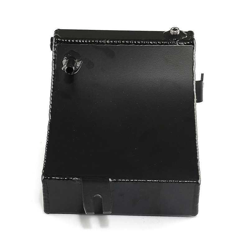 Aluminum Coolant Overflow Tank Reservoir Kit for 240SX S13 SR20DET KA24DE KA24E KA24 1989-1994, Blac