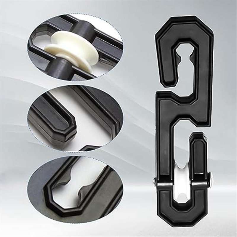 Aluminum Clothesline Spreader Spreader, S Shape Clothesline Splitter Pulley Clothesline for Long Clo