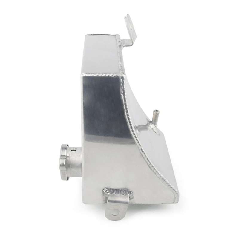 Aluminum Coolant Overflow Tank Reservoir Kit for 240SX S13 SR20DET KA24DE KA24E KA24 1989-1994, Silv