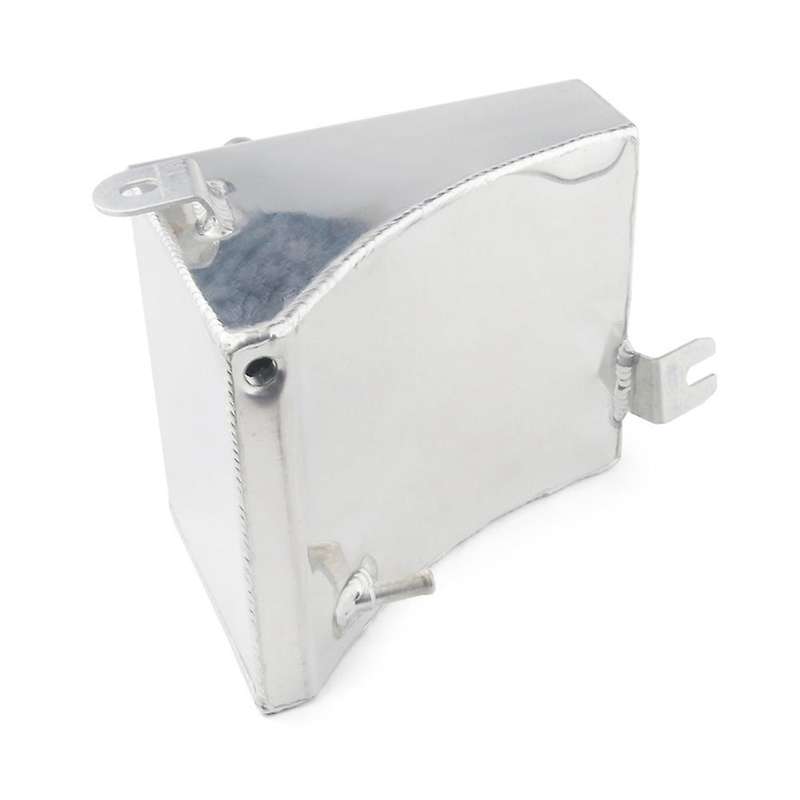 Aluminum Coolant Overflow Tank Reservoir Kit for 240SX S13 SR20DET KA24DE KA24E KA24 1989-1994, Silv
