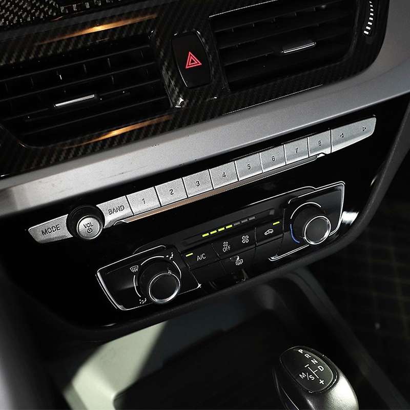 Aluminum Central Control Digital Button Sticker Decoration Cover Trim for A90 2018-2021 Accessories