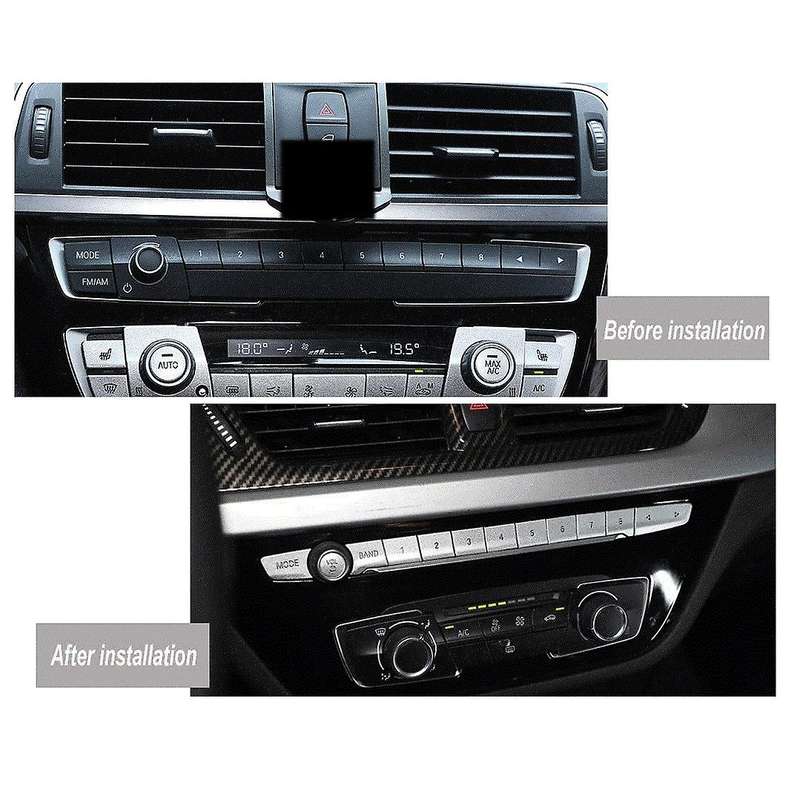 Aluminum Central Control Digital Button Sticker Decoration Cover Trim for A90 2018-2021 Accessories