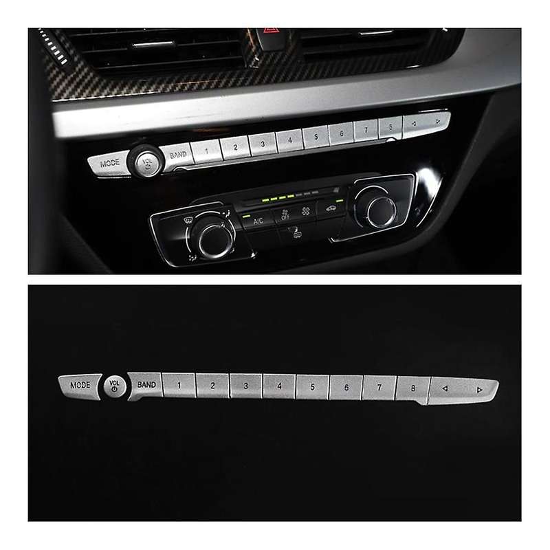 Aluminum Central Control Digital Button Sticker Decoration Cover Trim for A90 2018-2021 Accessories