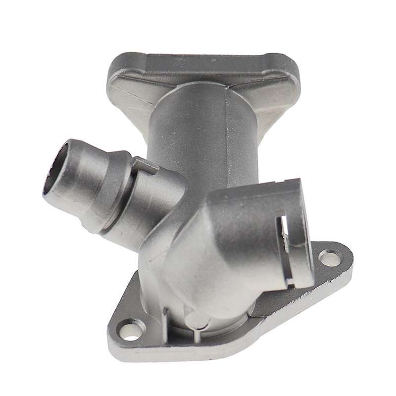Aluminum Car Coolant Hose Outlet Connector Cooling Radiator Outlet Pipe 058121132 for B5 A4 1.8T