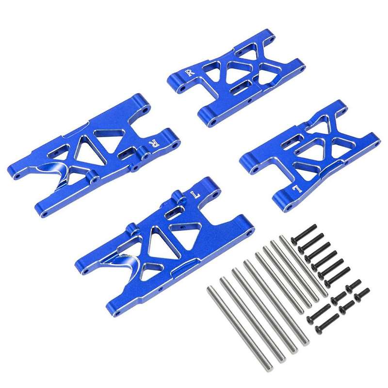 Aluminum Front and Rear Suspension Arms for ARRMA 1/8 Mojave 4S Upgrade Parts Blue