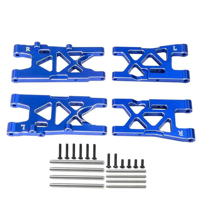 Aluminum Front and Rear Suspension Arms for ARRMA 1/8 Mojave 4S Upgrade Parts Blue