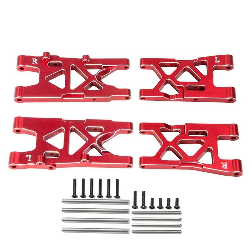 Aluminum Front and Rear Suspension Arms for ARRMA 1/8 Mojave 4S Upgrade Parts Red