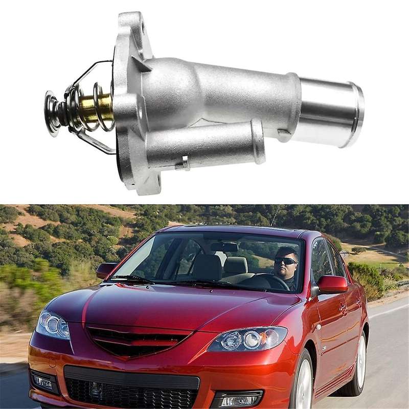 Aluminum Engine Thermostat Housing Water Pipe for 3 5 Mx-5 Focus Lfde Lf70-15-170 Lf7015170