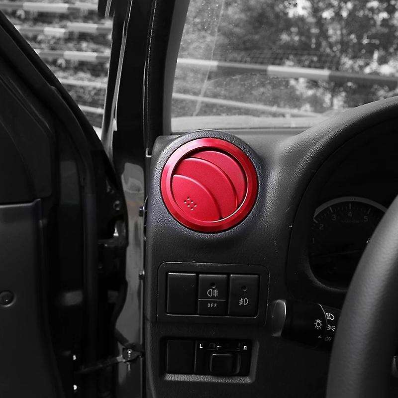 Aluminum Decoration Cover Trim Air Conditioning AC Vent Outlet Ring Sticker for Jimny Car Accessorie