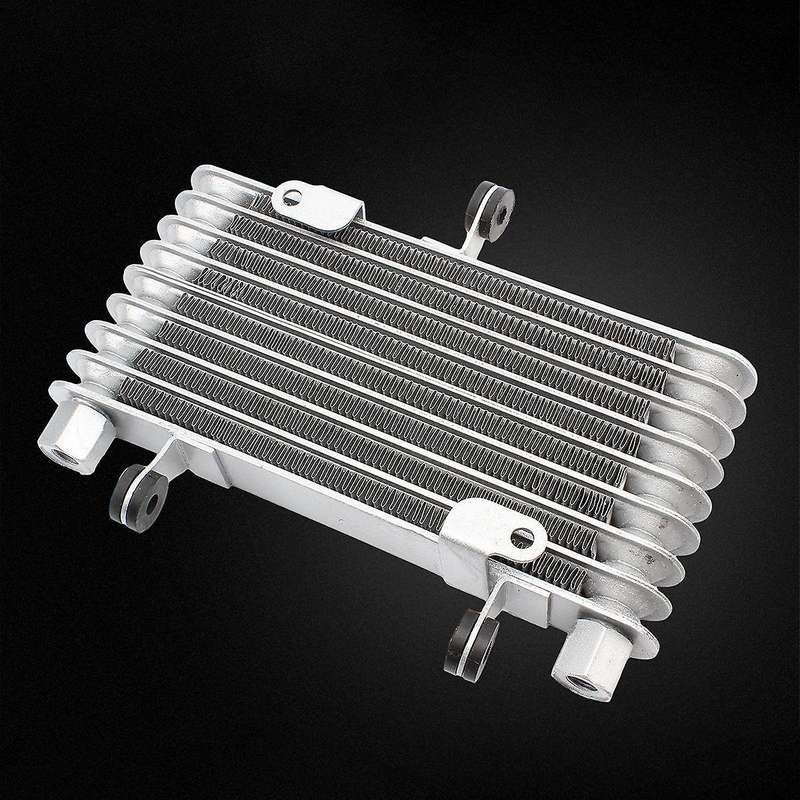 Aluminum Motorcycle Engine 8 Row Cooling Radiator for 125CC-250CC Motorcycle Dirt Bike ATV M12
