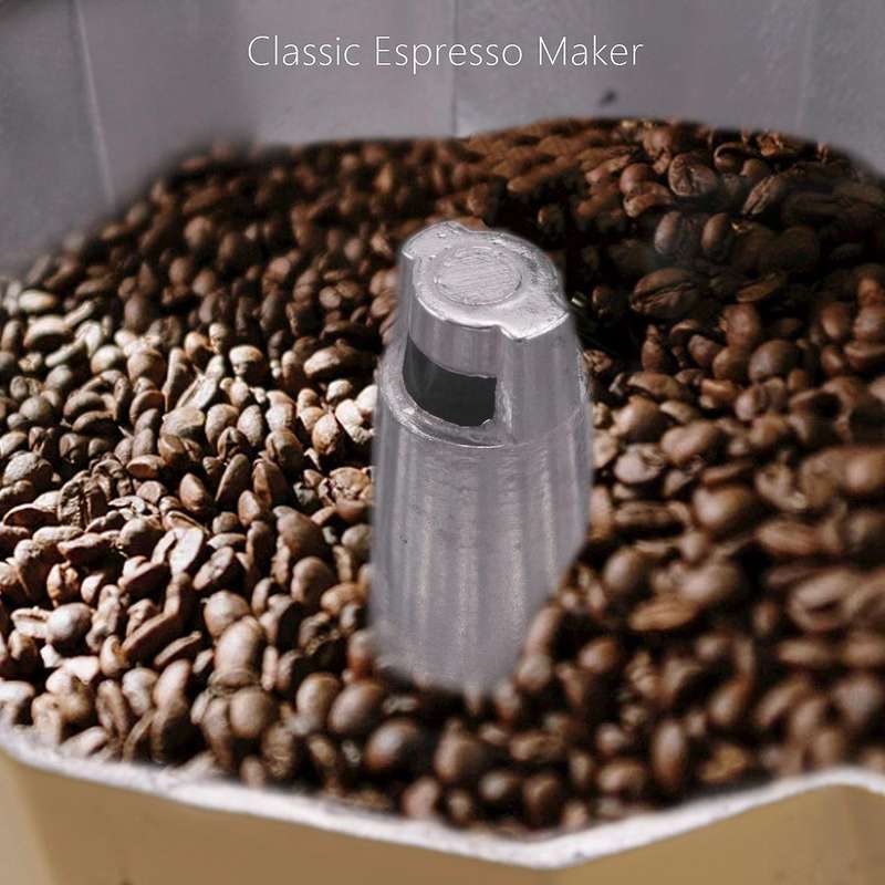 Aluminum Italian Moka Espresso Coffee Machine Filter Stove Pot 3 Cups(yellow)
