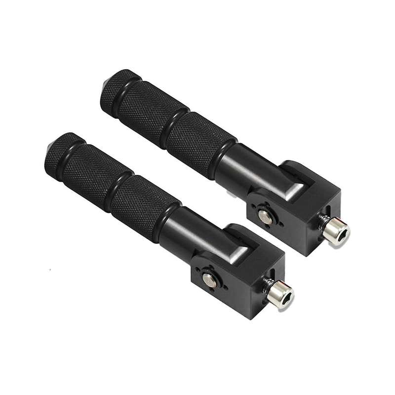 Aluminum Rear Foot Pegs for Electric Car and Motorcycle 8mm 90 Degree Folding Support Bar Motorcycle
