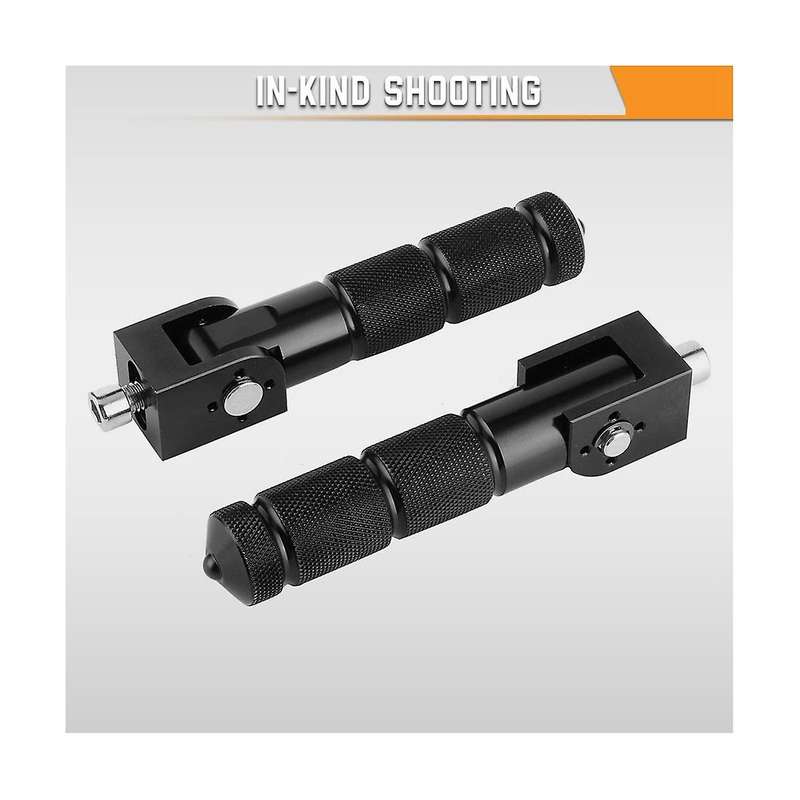 Aluminum Rear Foot Pegs for Electric Car and Motorcycle 8mm 90 Degree Folding Support Bar Motorcycle