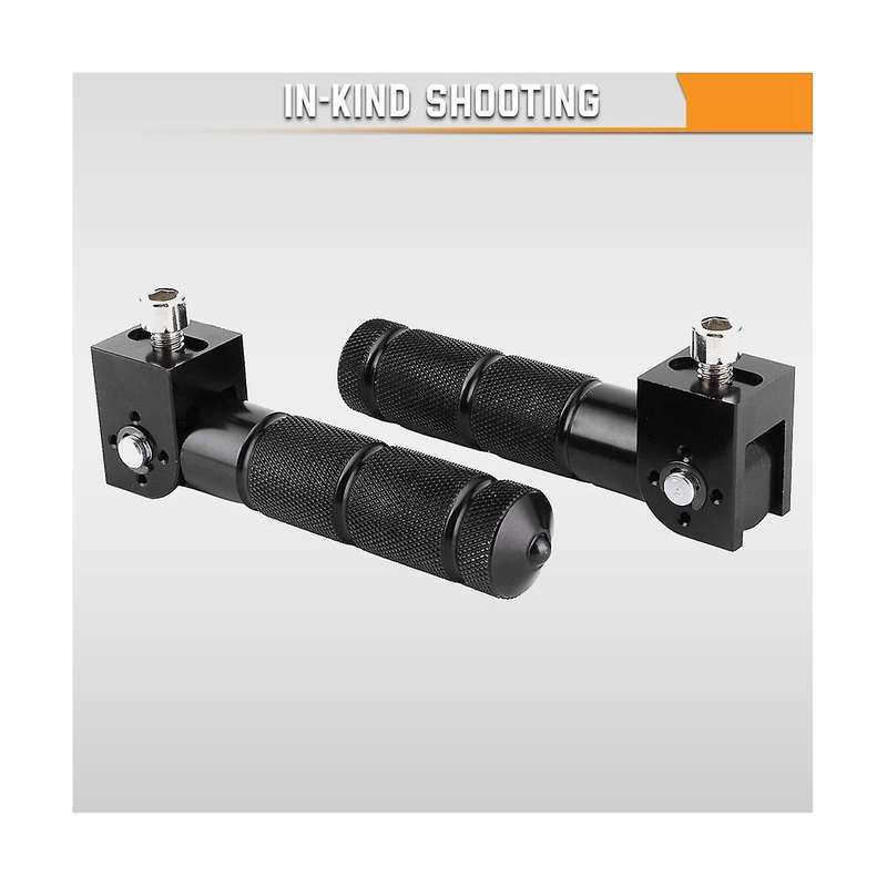 Aluminum Rear Foot Pegs for Electric Car and Motorcycle 8mm 90 Degree Folding Support Bar Motorcycle
