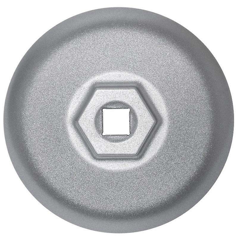 Aluminum Style Oil Filter Wrench Filter Housing Cap 86mm for (Silver)