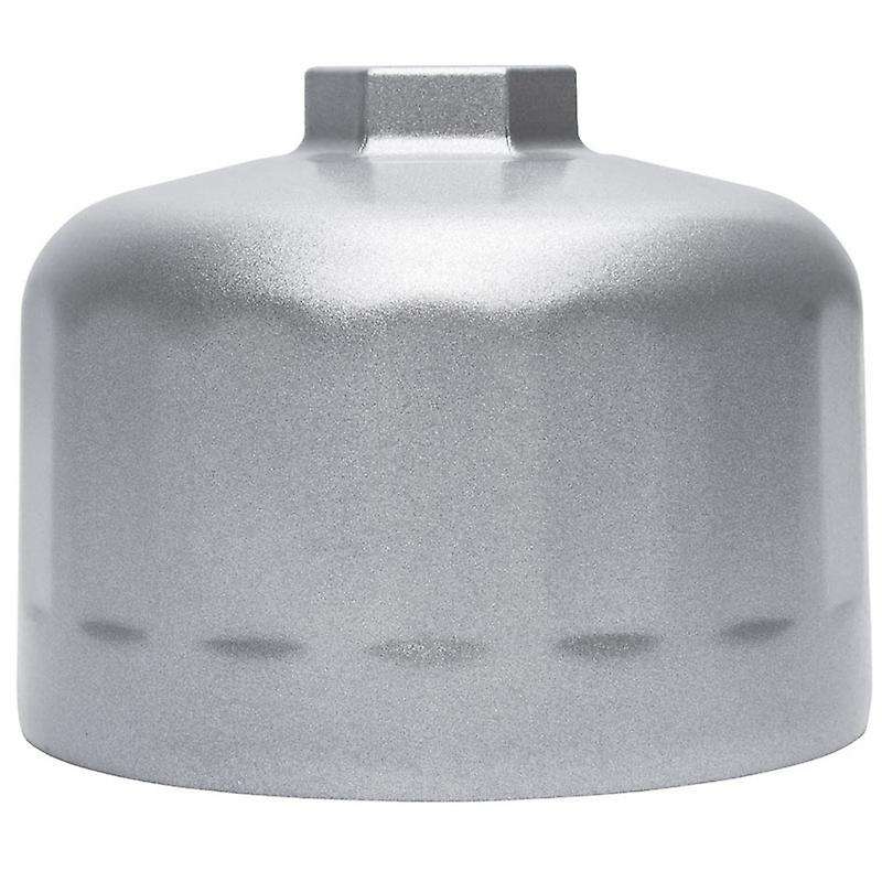 Aluminum Style Oil Filter Wrench Filter Housing Cap 86mm for (Silver)