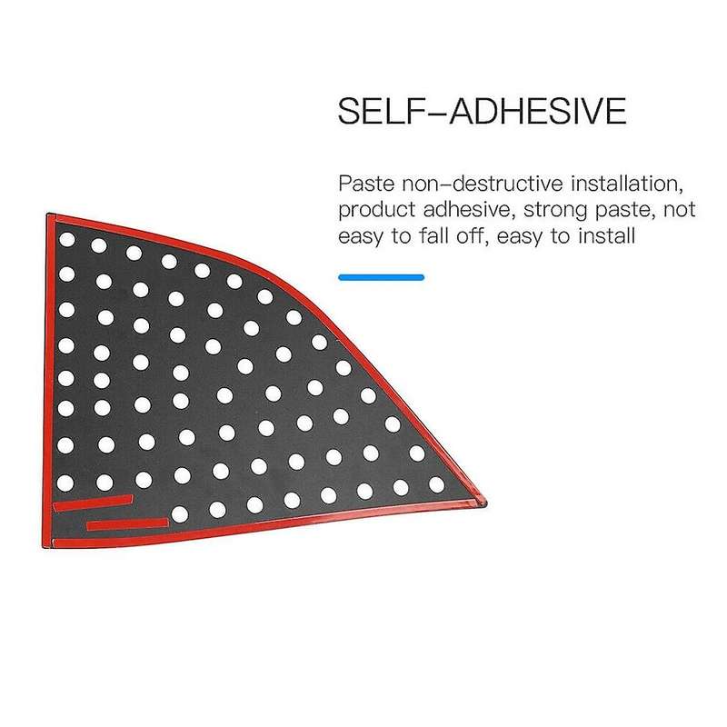Aluminum Side Rear Window Decal Cover Decoration Trim for 2008-2019