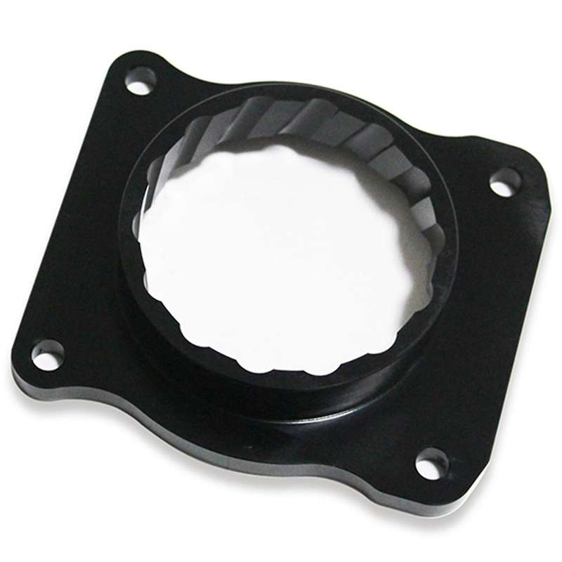 Aluminum Throttle Body Spacer for 2004-2010 5.4L 2005-2010 F250 F350 Superduty Car Accessories Black