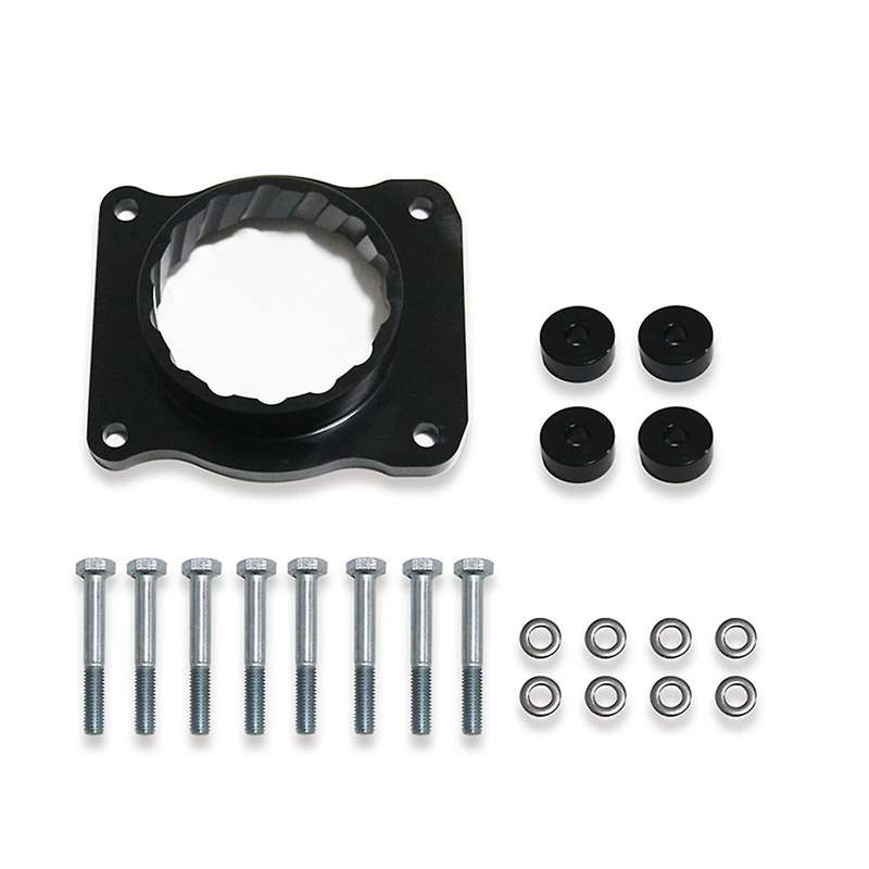 Aluminum Throttle Body Spacer for 2004-2010 5.4L 2005-2010 F250 F350 Superduty Car Accessories Black