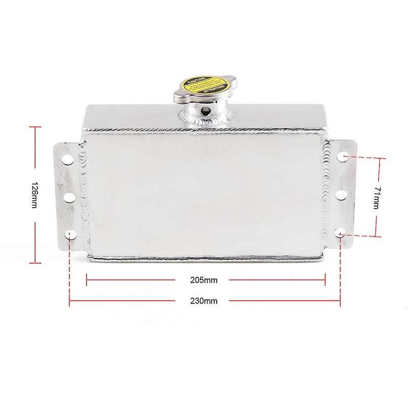 Aluminum Universal Coolant Expansion Fill Tank for 240SX WR Car Modification Parts