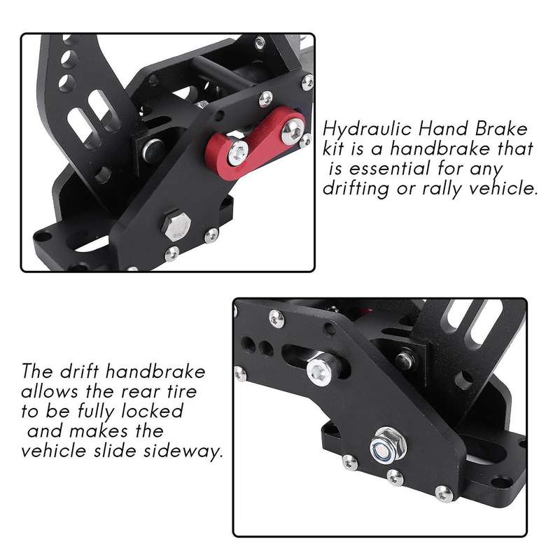 Aluminum Universal Hydraulic Handbrake Lever Drift Handbrake E-Brake Racing Black