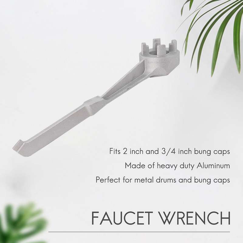 Aluminum Wrench for Opening 10 15 20 30 55 Gallon Drum Racing Fuel Methanol Nitro Alcohol Gas Oil So